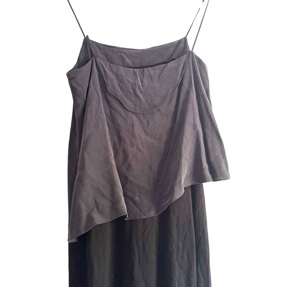 ALLSAINTS Mira Silk Mini Dress Sz 2 - Picture 3 of 4